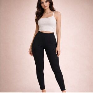 Avalanche Outdoor High Rise Black Cargo Leggings XS Performance Stretch